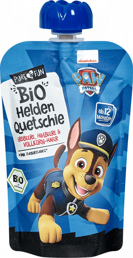 PURE&amp;FUN PAW PATROL CHASE BIO GYÜM.PÜRÉ akciós termékkép 1