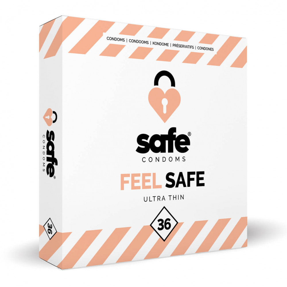 SAFE Feel Safe - vékony óvszer (36db)