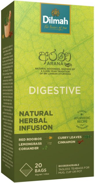 DILMAH ARANA DIGESTIVE ZÖLD TEA 20DB