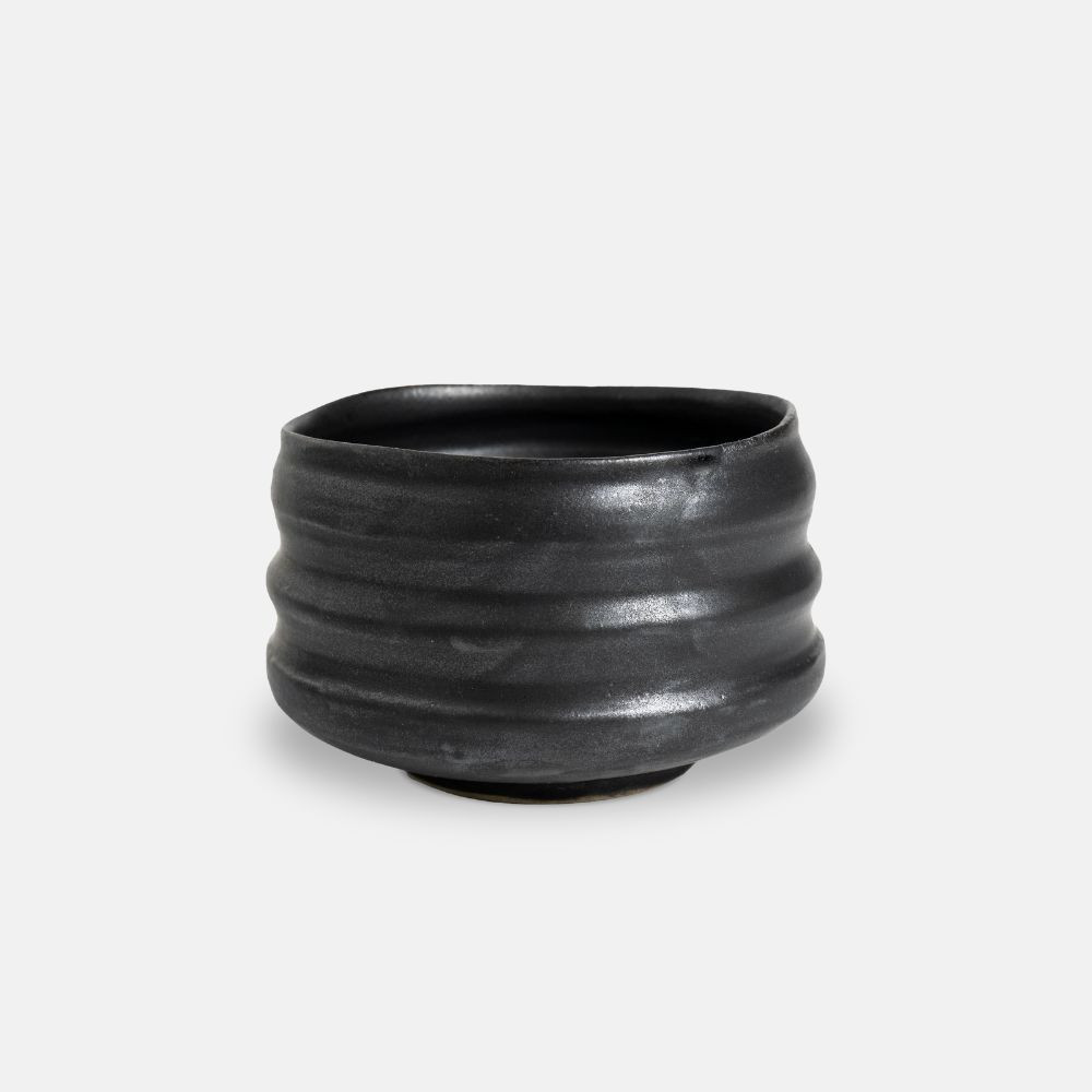 Matcha Tsuki Chawan kerámia tál fekete akciós termékkép 1