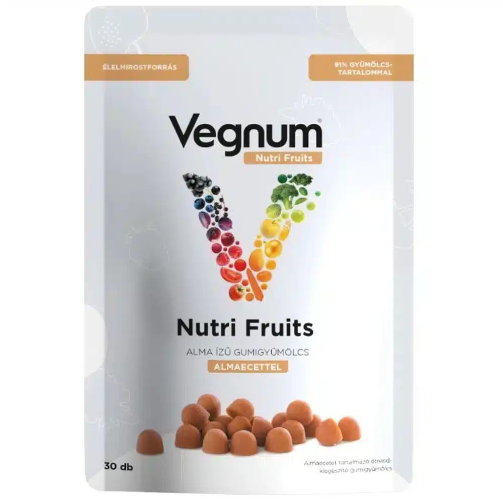 Vegnum Nutri Fruits almaecet almás 30 db akciós termékkép 1